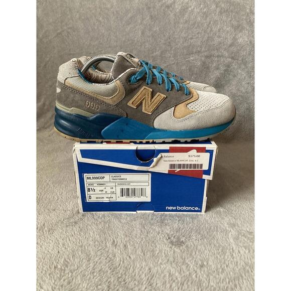 New Balance 999 x Concepts SEAL Grey Blue Multi Color Mens Sz 8.5 main image 9